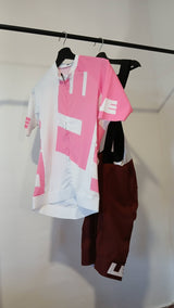 Jersey White/Pink - Solid Serie