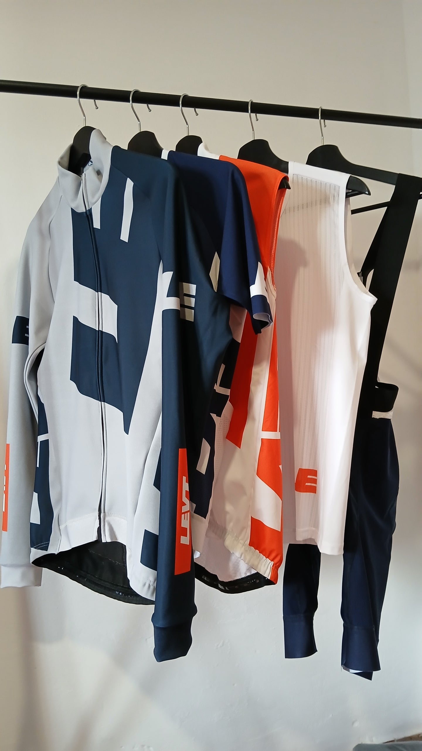 Jersey + Bib + Base Layer + Windbreaker + Jersey Long