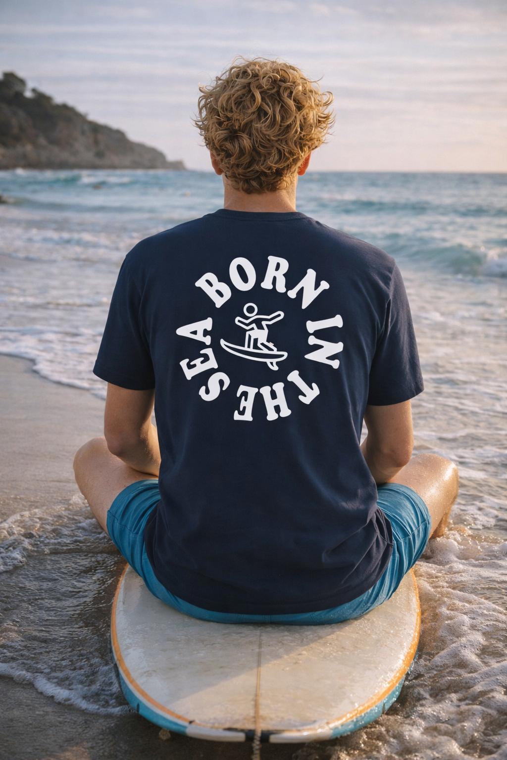Born in the Sea Tee - Barrelled